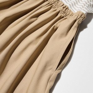 UNIQLO - комбинированное платье - 31 BEIGE