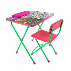 Набор мебели "Disney 2 - Феи. Азбука": стол, пенал,стул мягкий моющющийся Д2Ф1 1137