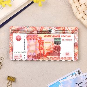 Купюрница «5000 рублей», плоская, 18.5?9.5?0.8 см