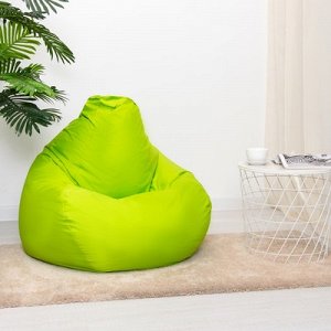 Кресло-мешок Капля М d100/h140 цв 12 dark salat зеленый нейлон 100% п/э