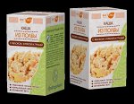 Каша из полбы хлопья с яблоком, курагой и грушей