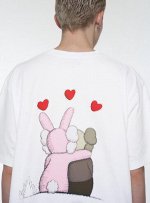 UNIQLO - хлопковая футболка из коллаборации KAWS + Warhol - 00 WHITE