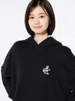 UNIQLO - мягкая и легкая толстовка с принтом Минни Маус - 09 BLACK