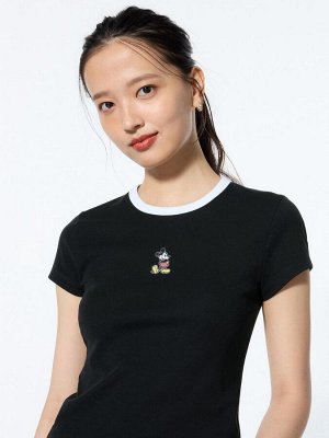 UNIQLO Футболка женская, черный