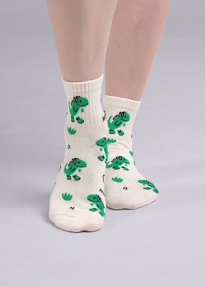 Носки. Цвет: молочный