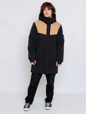 Парка. Цвет: Чёрный\ореховый