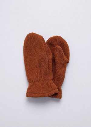 Варежки. Цвет: коричневый