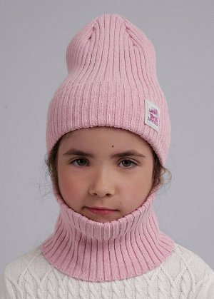 Шапка. Цвет: св.розовый