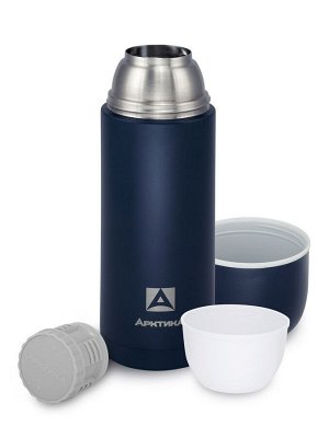 Термос Арктика текстурный (105-1000-BLT) [27х9 см, нерж. сталь, 525 гр, 1л]