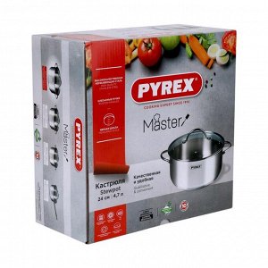 ВЦ &quot;Pyrex&quot; Master&quot; Кастрюля с крышкой 4,7л
