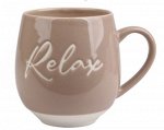 Кружка &quot;Relax&quot; 470мл, цв.бежевый