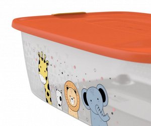 Мегабокс 32л (600х400х190мм) (Для игрушек и продуктов, на колёсиках)