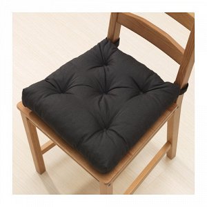 IKEA. МАЛИНДА Подушка на стул, черный Артикул: 90421586