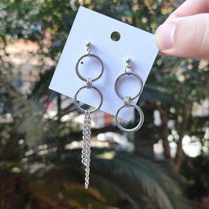 Серьги цепочки