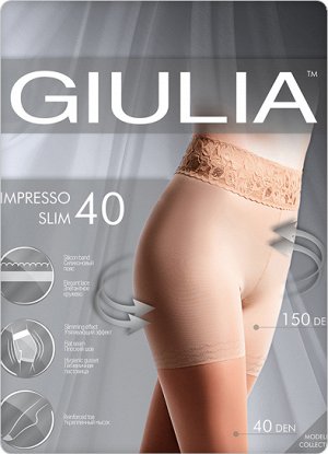 Колготки Giulia IMPRESSO SLIM 40