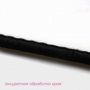 Коврики для ванны и туалета Доляна «Мрамор», 3 шт., 50x80, 45x50, 38x43 см, серые