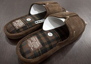 Тапочки мужские домашние открытые цвет Коричневый