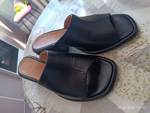 Босоножки натуральная кожа Черный
