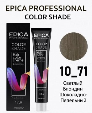 COLORSHADE 10.71 Крем-краска Светлый Блондин Шоколадно-Пепельный, 100 мл.