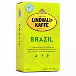 Кофе молотое тёмной обжарки LINDVALLS &quot;BRAZIL&quot;, 100% арабика