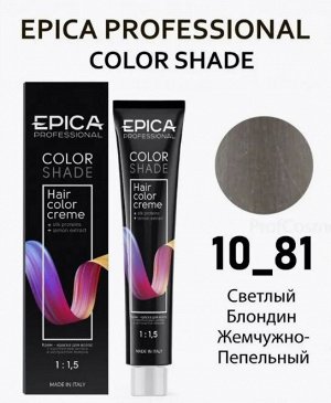COLORSHADE 10.81 Крем-краска Светлый Блондин Жемчужно-Пепельный, 100 мл.