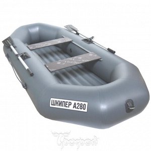 Лодка Шкипер А280 (надувное дно) (серый) Тонар