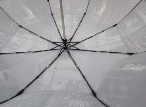 Зонт женский автомат ТРАМВАЙ цвет Темно-серый