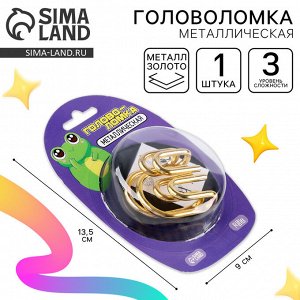 Головоломка металлическая «Прокачаем способности на максимум? Вместе с Фрогго», на блистере