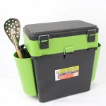 Ящик зимний &quot;FishBox&quot; (19л) зеленый Helios