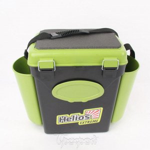 Ящик зимний "FishBox" односекционный (10л) зеленый Helios