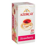 Чай АЗЕРЧАЙ Клубника 25 пакетиков с конвертом