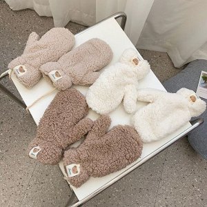 Варежки женские, теплые