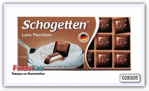 Schogetten Альпийский молочный шоколад с кремовой кофейно-молочной начинкой 100 гр