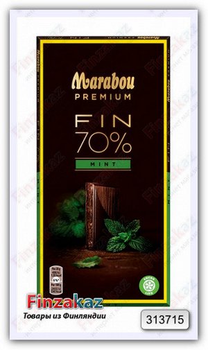 Шоколад Marabou Premium (мята) 100 гр
