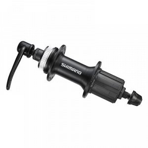 Втулка задняя Shimano RM35, 36 отв, 8/9ск, под диск C.Lock, QR (эксцентрик), цвет чёрный