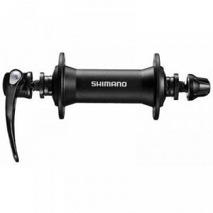 Втулка передняя Shimano Alivio, T4000, 36 отв, QR (эксцентрик), цвет чёрный