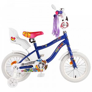 Велосипед 14" Graffiti Foxy, цвет фиолетовый