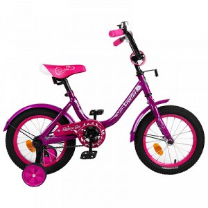 Велосипед 14" Graffiti Fashion Girl, цвет фиолетовый