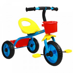Велосипед трехколесный Micio Antic 2019, цвет синий/желтый/красный