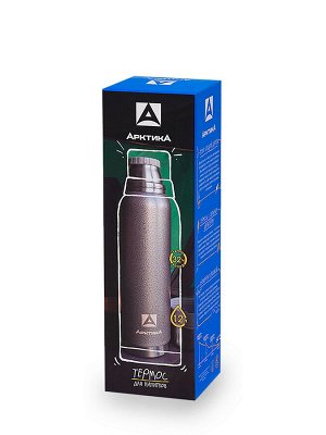 Термос (106-1200-SR) Арктика [31х9 см, 604 гр, 1.2 л, нерж. сталь]