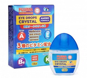 FUJIMA EYE DROPS CRYSTAL капли для глаз «STRONG» - сильные, 13мл