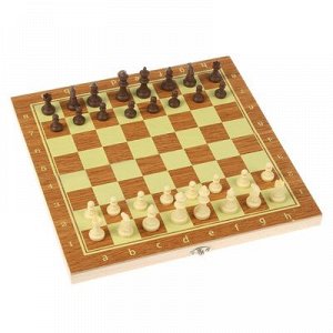 Настольная игра, набор 3 в 1 "Тахап": нарды, шахматы, шашки, доска 24х24 см