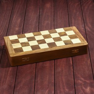 Шахматы латунь "Премиум" 35х18х4,5 см