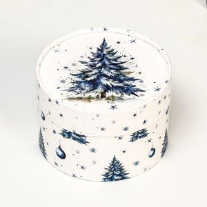 Набор подарочных новогодних коробок 3 в 1 "Шарики", 16 х 10, 14 х 9, 13 х 8,5 см.