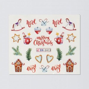 Слайдеры для ногтей «Noel», разноцветные