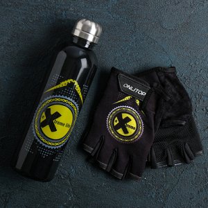 Набор "Extreme" перчатки 9 х15 х1 см, бутылка для воды 600 мл