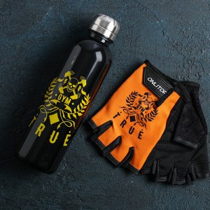 Набор "True" перчатки 11 х15 х1 см, бутылка для воды 600 мл
