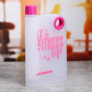 Бутылка для воды "It's fitness life", 350 мл