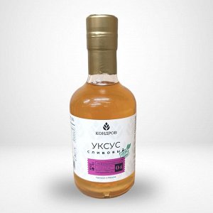 Уксус сливовый натуральный 5%, 250мл.