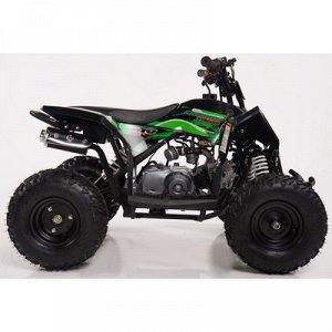 Детский квадроцикл бензиновый MOTAX GEKKON 70 cc, черно-зеленый